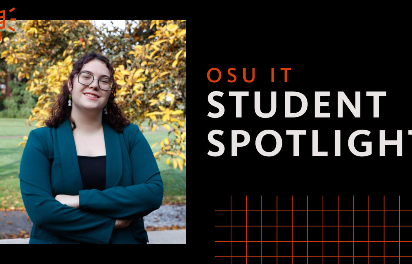 Gwendolyn Henson-Meyers stands in front of the OSU quad.