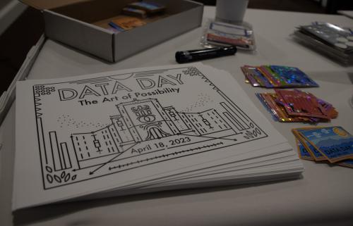 Data Day coloring sheets