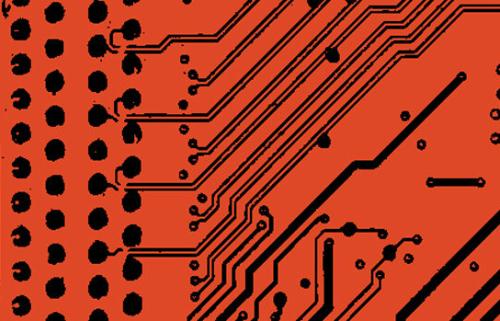 Illustration of a microchip
