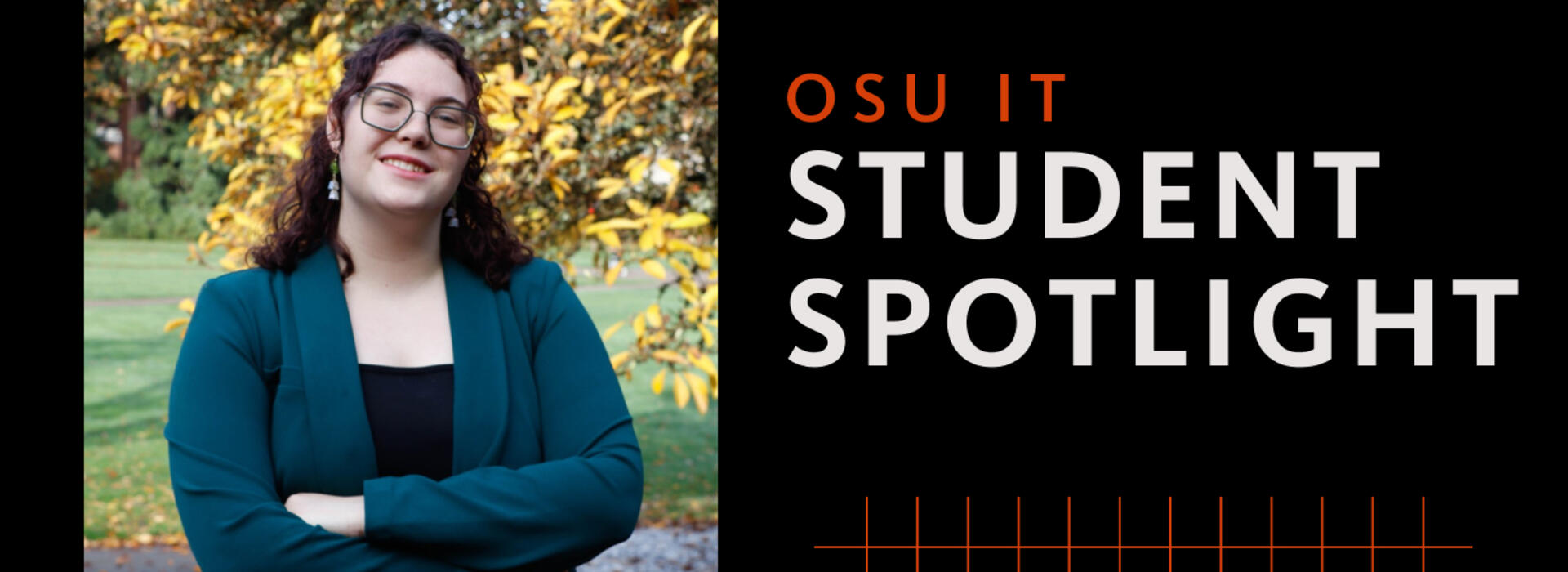 Gwendolyn Henson-Meyers stands in front of the OSU quad.